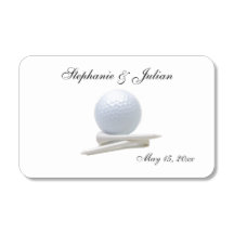 Golf Theme Wedding Pink Matchboxen