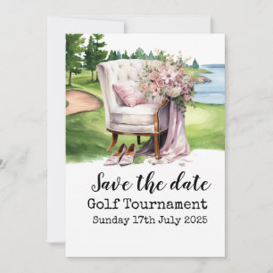 Golf-Themed Bridal Dusche Einladung - Fore