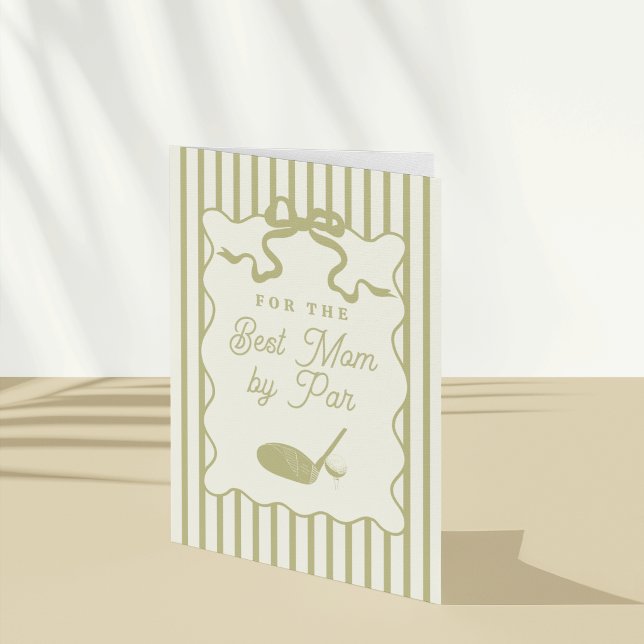 Golf Themed Mother's Day Card Karte (Von Creator hochgeladen)