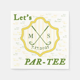 Golf Themed Par-T Serviette