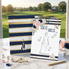 Golf-Themen-Brautparty: Errate-das-Kleid-Spiel