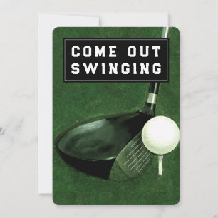 Golf-Themen-Einladung Einladung