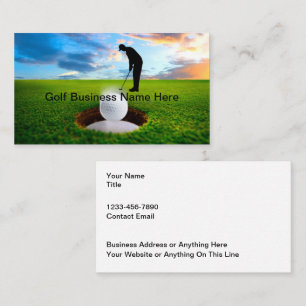 Golf-Themen-Vizitkarten Visitenkarte