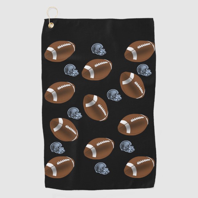 Golf Towel Football Golfhandtuch (Vorderseite)
