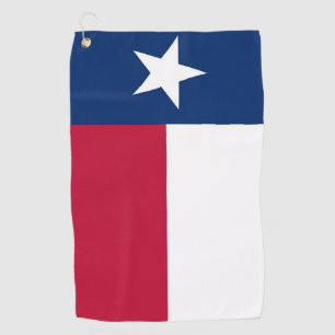 Golf Towel mit Flagge von Texas, USA Golfhandtuch