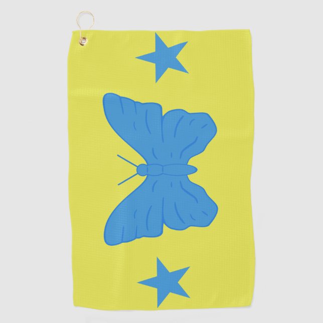 Golf Towel with flag of Bady Bassit Golfhandtuch (Vorderseite)
