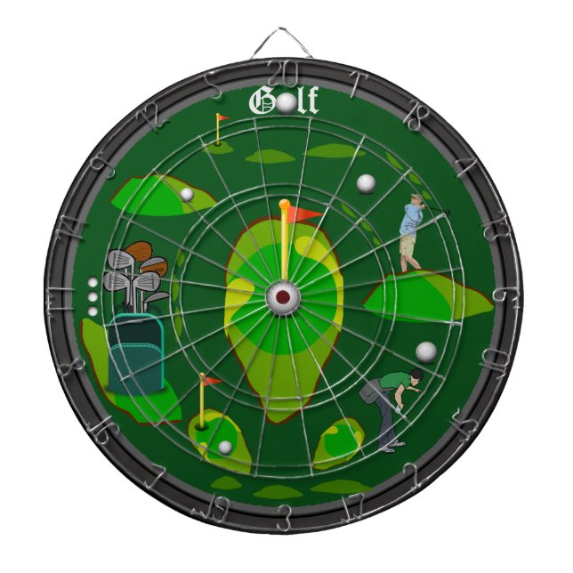 Golf trägt Dartboard zur Schau Dartscheibe (vorne)