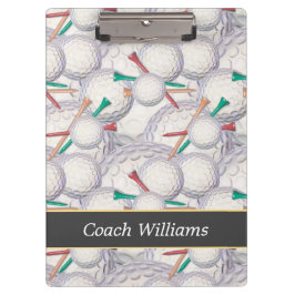 Golf-Trainer Klemmbrett