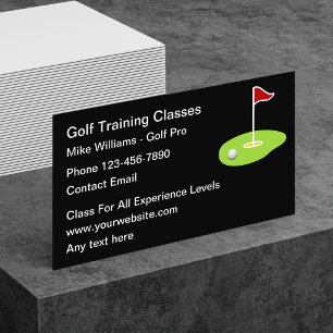 Golf Training Neue moderne Visitenkarten Visitenkarte