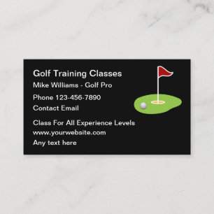 Golf Training Neue moderne Visitenkarten Visitenkarte