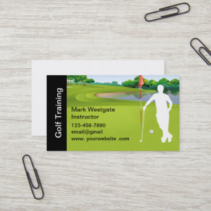 Golf-Trainingslehrer Visitenkarte