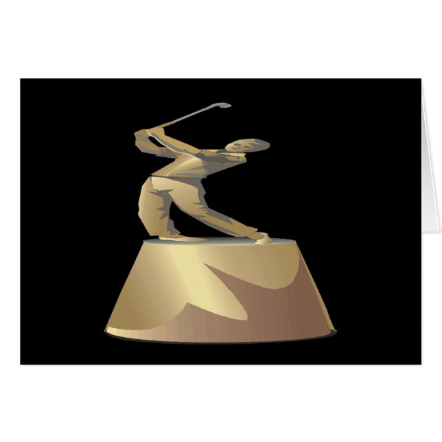 Golf-Trophäe (Vorderseite (Horizontal))