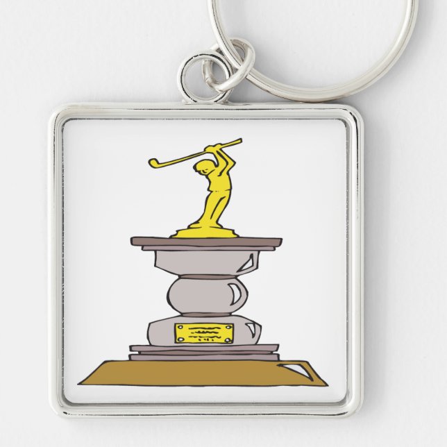 Golf-Trophäe Schlüsselanhänger (Vorne)