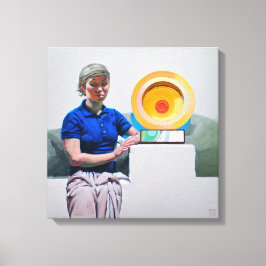 Golf Trophy - überzogene Canvas Art Print Leinwanddruck