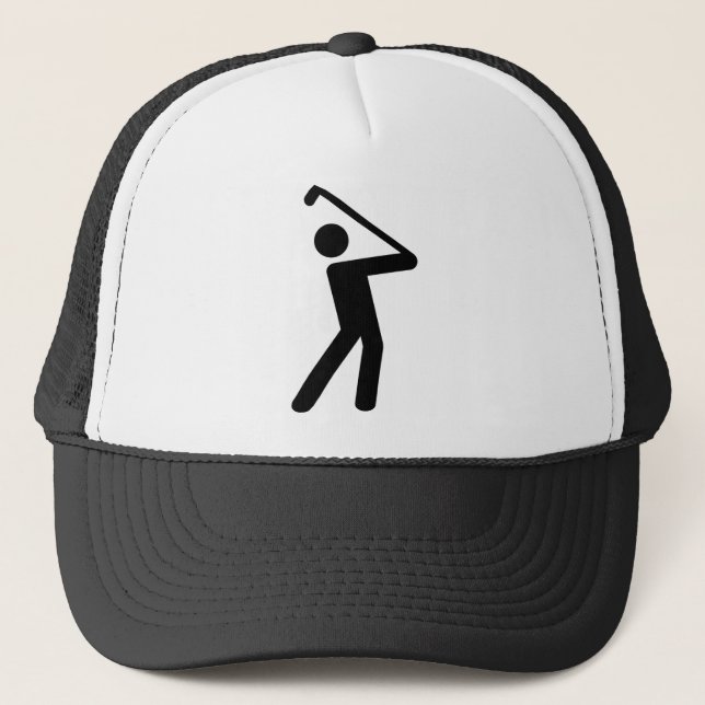 Golf Truckerkappe (Vorderseite)