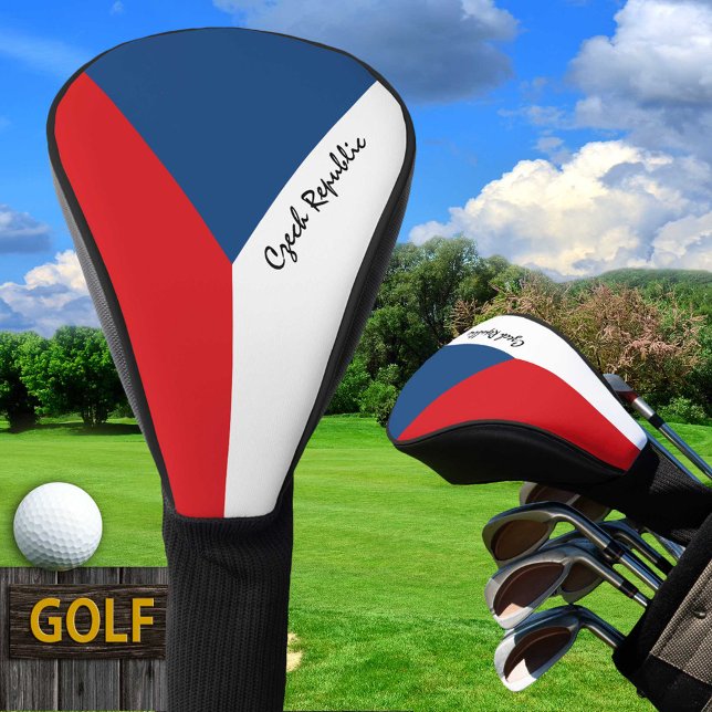 Golf Tschechische Republik / Flagge /CZ Golf Clubs Golf Headcover (Von Creator hochgeladen)