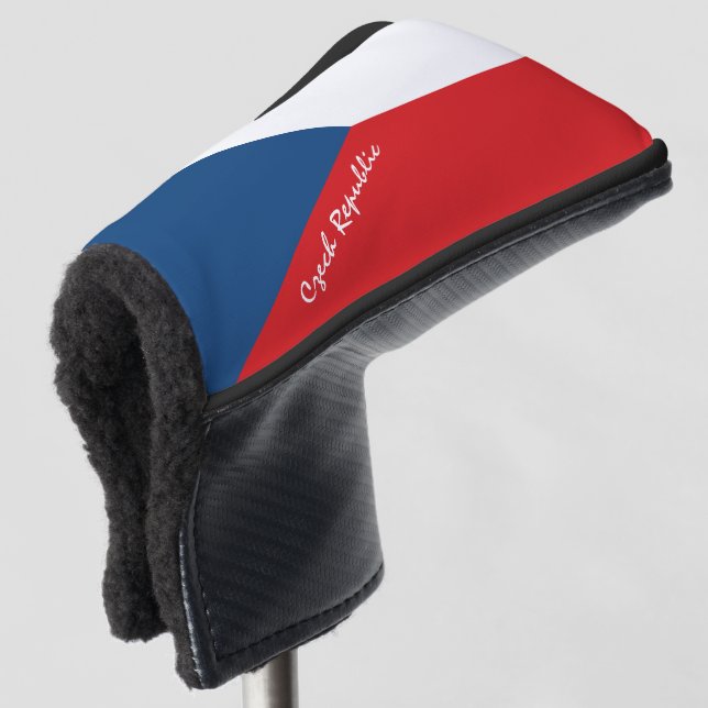 Golf Tschechische Republik / Flagge /CZ Golf Clubs Golf Headcover (3/4 Vorderseite)