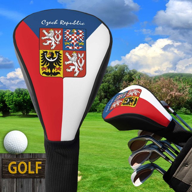 Golf Tschechische Republik & Flagge / Tschechien G Golf Headcover (Von Creator hochgeladen)