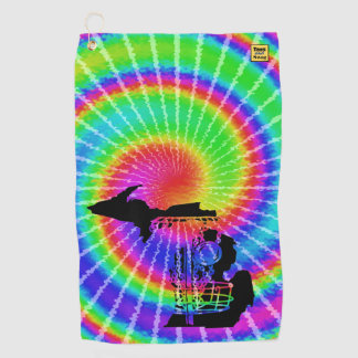 Golf-Tuch - Michigan-gefärbte Krawatte Golfhandtuch