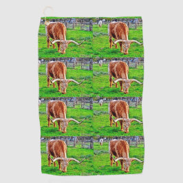 Golf-Tuch Texas Longhorn Golfhandtuch