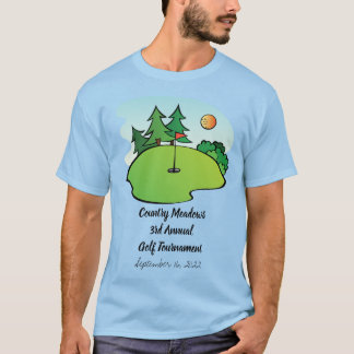 Golf Turnier Country Club Wohltätigkeit Event T -  T-Shirt