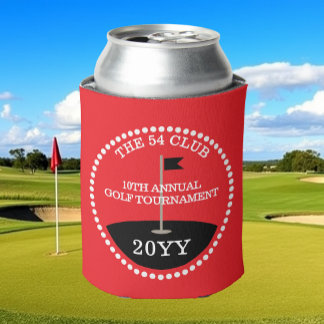 Golf Turnierclub Name Year Red Dosenkühler