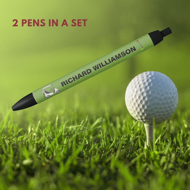 Golf Typ Kartbahn Personalisierter Name Pen Kugelschreiber (Von Creator hochgeladen)