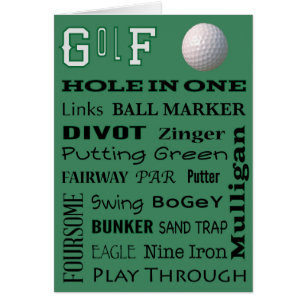 GOLF-Typografie