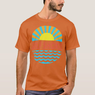 Golf Ufer Strand Sonne und Wellen T-Shirt