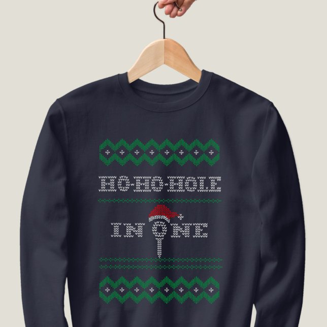 Golf Ugly Christmas Ho Ho Hole in One Sweatshirt (Von Creator hochgeladen)