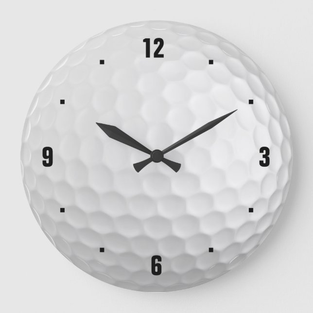 Golf-Uhr Große Wanduhr (Vorderseite)