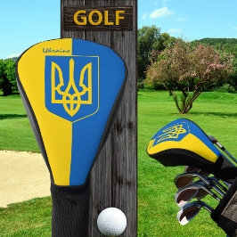 Golf Ukraine und ukrainische Flagge / Ukraine Golf Headcover
