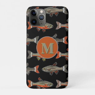 Golf und Angelsport Bachforelle Orange Grau Schwar Case-Mate iPhone Hülle
