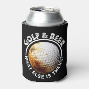 Golf und Bier für Golfer Dosenkühler