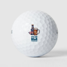 Golf und Bier Golfball