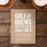 Golf und Bier vor meiner Kraft-Junggesellenparty