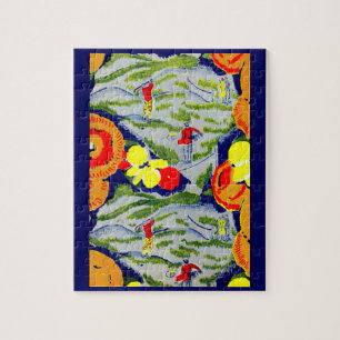 Golf und Blume Puzzle