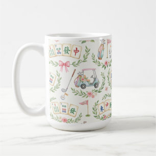 Golf- und Mahjong-Tasse Kaffeetasse