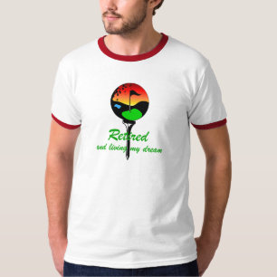 Golf und Ruhestand T-Shirt