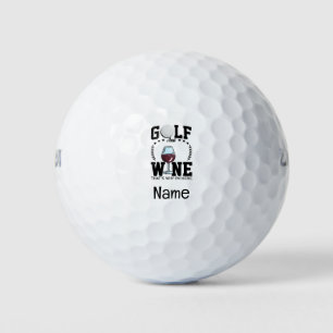 Golf und Wein, deshalb bin ich hier für Golfer Golfball