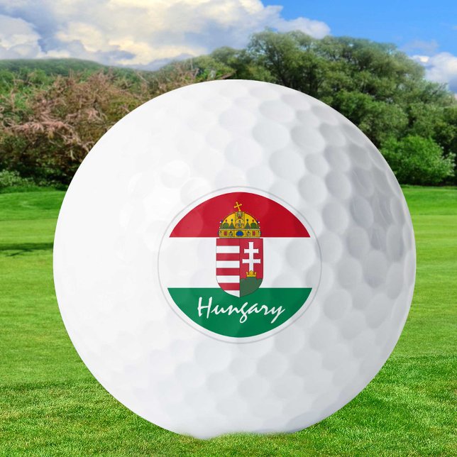 Golf Ungarn & Ungarische Flagge / Golf Ball (Von Creator hochgeladen)