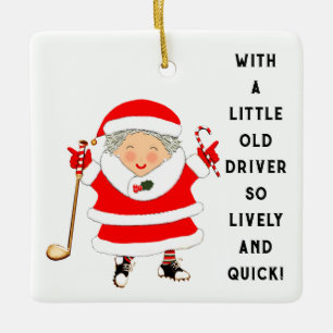 Golf Urlaub Geschenk Keramikornament