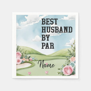 Golf Valentine's zu Golfer mit Liebe Sie Ehemann Serviette