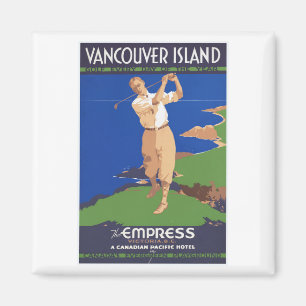 Golf Vancouver Island Kanada Magnet