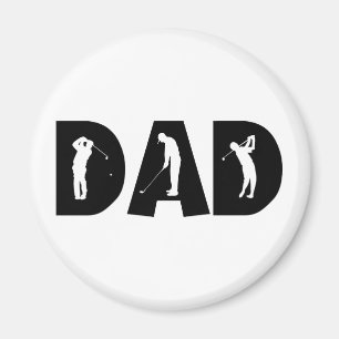 Golf Vater Geschenk Magnet