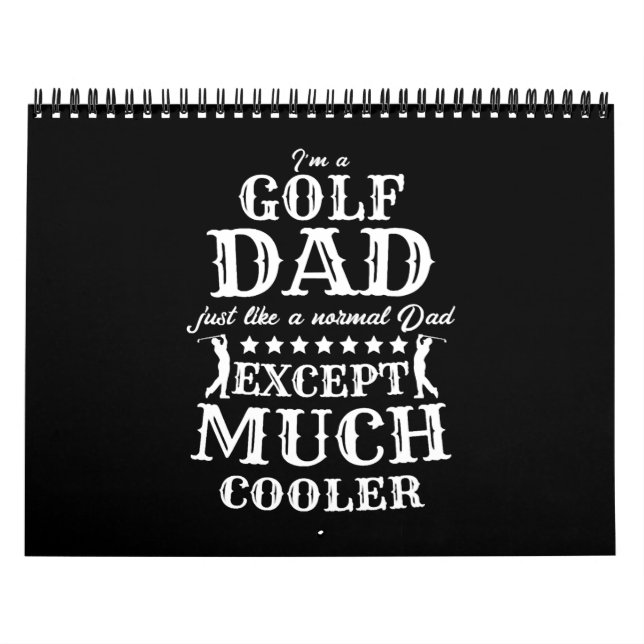 Golf Vater Pater Golf Club Golfen Geschenk Kalender (Titelbild)
