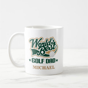 Golf-Vater-personalisiertes Tassen-Geschenk Tasse