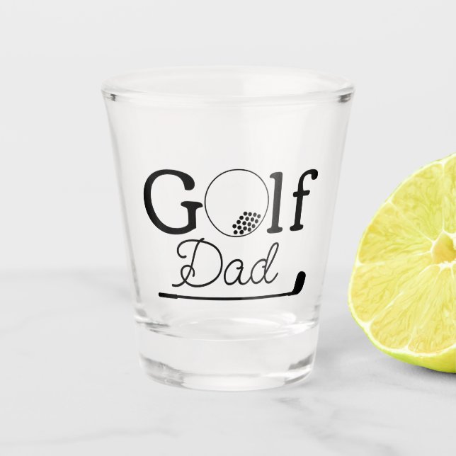 Golf-Vater Schnapsglas (Vorderseite)