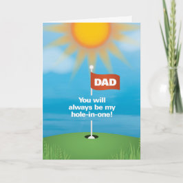 Golf Vatertag Card Karte
