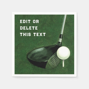 Golf-Veranstaltung Serviette